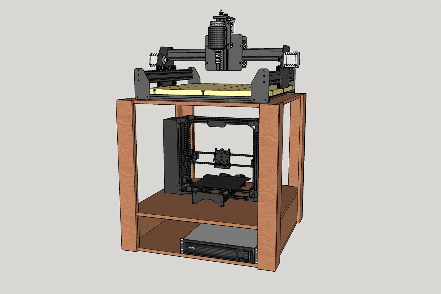 CNC & 3D printing cabinet